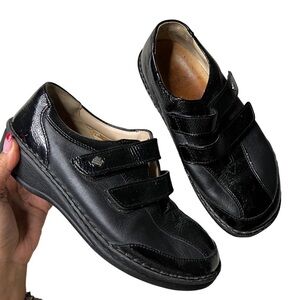 Finn Comfort Black Leather Sneakers EUR 37/US 6.5
